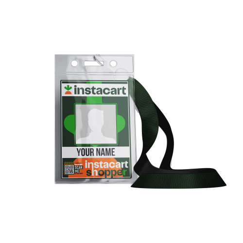 Instacart Shopper I.D. Name Badge