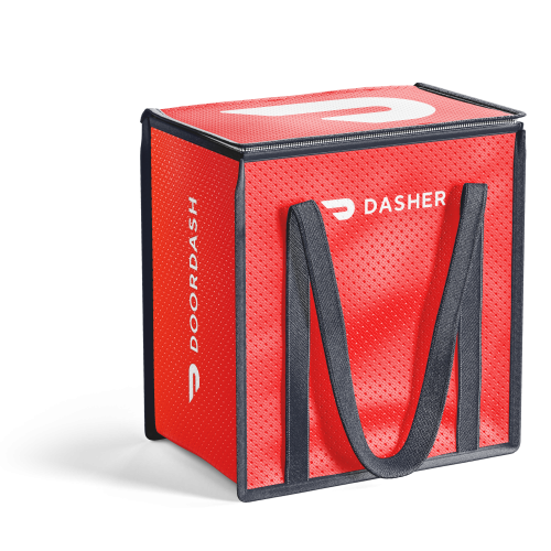 DoorDash Insulated Delivery Bag – Red